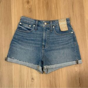 NWT Madewell HR Curvy Denim Shorts